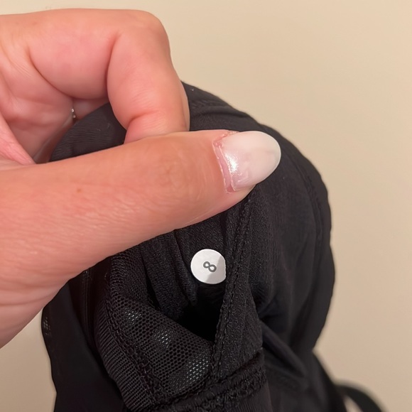 Lululemon Power Y Sport Bra in Black & Mint Stripe - Picture 5 of 5